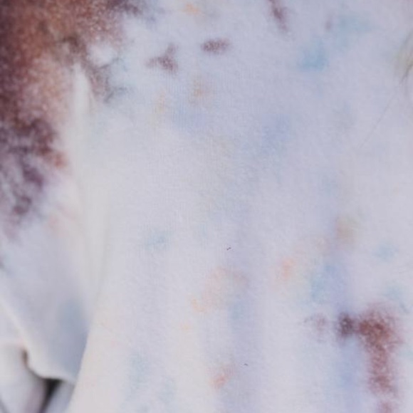 Cropped Drawstring Tie Dye Top - Picture 4 of 8